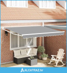 Skrovita tenda Bijelo 300 x 250 cm Aluminij - NOVO