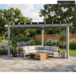 Sojag - Lima 1010 | Aluminijska pergola sa sunčanim jedrom | Trokutast