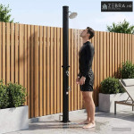 Solarni tuš s tušem i slavinom 20 l PVC, ABS, Legirani cink