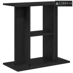 Stalak za akvarij crni hrast 60x30x60 cm inženjerski drvo - Crni hrast