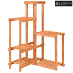 Stalak za cvijeće 62,5 x 61,5 x 101,5 cm od masivne jelovine - Svjetlo