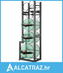 Stalak za spremnike rashladnog sredstva, s 1 x 50 lb, 2 x 30 lb i 3 dr