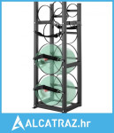 Stalak za spremnike rashladnog sredstva, s 2 x 13,6 kg i 3 druge male