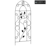 Stalci za biljke penjačice 3 kom crni 40 x 100 cm željezni