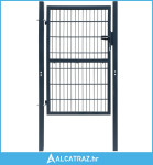 Tamno siva 2D vrata ograde (Mono) 106 x 210 cm - NOVO