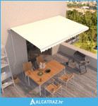 Tenda na automatsko uvlačenje 500x300 cm krem - NOVO