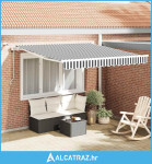 Tenda na automatsko uvlačenje LED antracit i bijela 300x250 cm - NOVO
