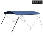 Tenda bimini s 4 luka modra 243 x (230 - 244) x 137 cm - Plava 243 x 2