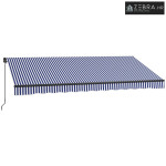Tenda za sunce, tenda za terasu, uključujući ručicu, otporna na vremen