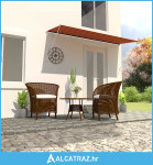 Tenda na uvlačenje 350 x 150 cm narančasto-smeđa - NOVO