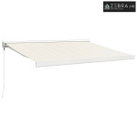 Ručno sjenilo 3,5 x 2,5 m Krem 100% poliester - 3,5 x 2,5 m Bijela Kre