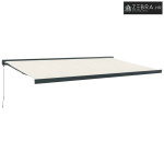 Ručno sjenilo 5 x 3 m Krem 100% poliester - 5 x 3 m Antracit Krem