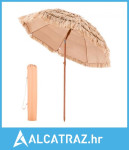 Tiki suncobran, vrtni suncobran od slame od 6,5 stopa s nagibom, sunco