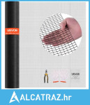 Tkanina za željezo 152 cm x 30,4 m, rola pocinčane žičane mreže deblji