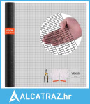 Tkanina za željezo 183 cm x 15,2 m, rola pocinčane žičane mreže kalibr