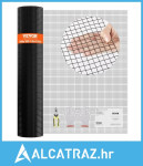 Tkanina za željezo, pocinčana žičana mreža u roli 1220 x 15240 mm, žič