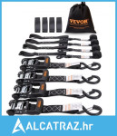 Trake za vezivanje s račvom (4 kom), maksimalna nosivost 5208 lb, uklj