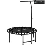 Trampolin Rebounder, podesiva ručka u 5 razina, trampolin za vježbanje