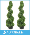 Umjetni topiari od šimšira, visoki 90 cm (2 komada) Lažna biljka za va