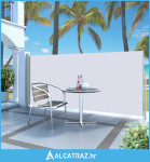 Uvlačiva bočna tenda 140 x 300 cm krem - NOVO