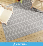 Vanjski tepih sivi 160 x 230 cm PP - NOVO