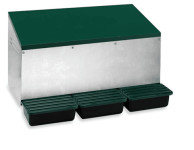 Vanjsko gnijezdo za nesilice – 3 pretinca s plastičnim dnom