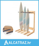 Vertikalni stalak za daske za surfanje, drveni stalak za daske za surf