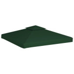 vidaXL Zamjenski pokrov za sjenicu 310 g/m² zeleni 3 x 3 m