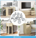 Vijci s konusnom glavom 32727 pcs Srebrno Željezo - NOVO