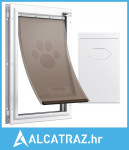 Vrata za kućne ljubimce, aluminijski okvir 8,27" x 11,93" sa