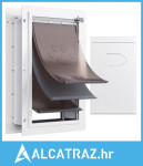 Vrata za kućne ljubimce, metalni okvir 9,29" x 13,19" s brav
