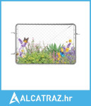 Vrata od žičane ograde, 183 x 122 cm, Podesivi panel od žičane ograde,