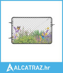 Vrata od žičane ograde, 72 x 48 inča, Podesivi panel od žičane ograde,