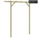 Vrtna pergola 205 x 40 x 203 cm drvena - 200 x 40 x 205 cm