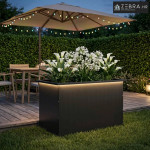 Vrtna posuda za sadnju s LED svjetlom Crna 50 x 80 x 48 cm - Crna 50 x