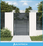 Vrtna vrata antracit 100x150 cm čelik - NOVO