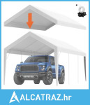 Zamjenska nadstrešnica za automobil 6100 x 3040 mm, cerada za nadstreš