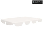 Zamjenski krov za vrtnu ljuljačku bijeli 150/130 x 105/70 cm - Bijela