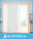 Zavjese s panelima, Produžna traka od 116 cm do 218 cm Š, Zavjese s po
