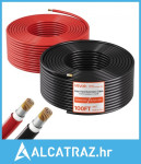 Žica za solarne panele, komplet crno-crvene boje od 30,48 m, 10 AWG (6