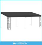 Zidna sjenica 6 x 3 x 2,5 m antracit - NOVO