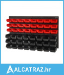 Zidne kutije za pohranu, organizator za 48 kutija za dijelove, plastič