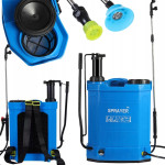 2 u 1 baterija. automatska vrtna prskalica šprica 16L prskalica