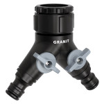 Adapter za slavinu dvosmjerni Granit Black Edition