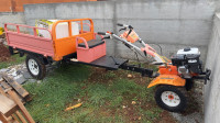 Motokultivator + prikolica