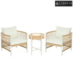 3-dijelni bistro set, vrtni namještaj, vrtna sjedeća garnitura, PE rat