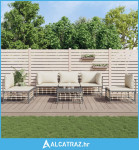 6-dijelna vrtna garnitura od poliratana s jastucima antracit - NOVO