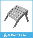 Adirondack otoman, 21,5D x 18,9Š x 14,8V inča, sklopivi HDPE plastični