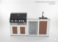 Aluminijska vanjska kuhinja MODEL D