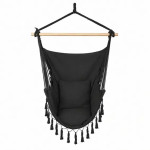 APTEL AG233K brazilska viseća stolica / hammock chair – siva